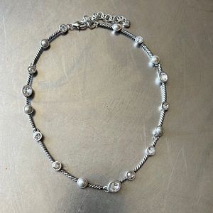 Brighton Swarovski pearls and crystals choker
